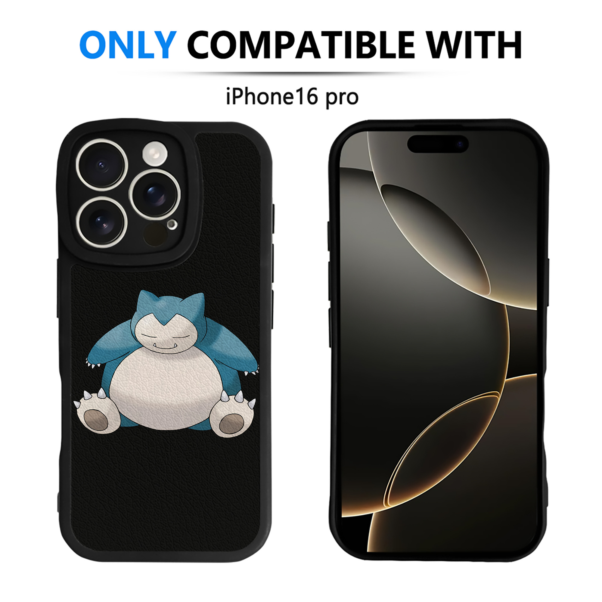 （画像用） ポケットモンスター Pokémon 【iPhone 16シリーズ対応】シリコンスマホケース（レザー調） 材質：シリコン